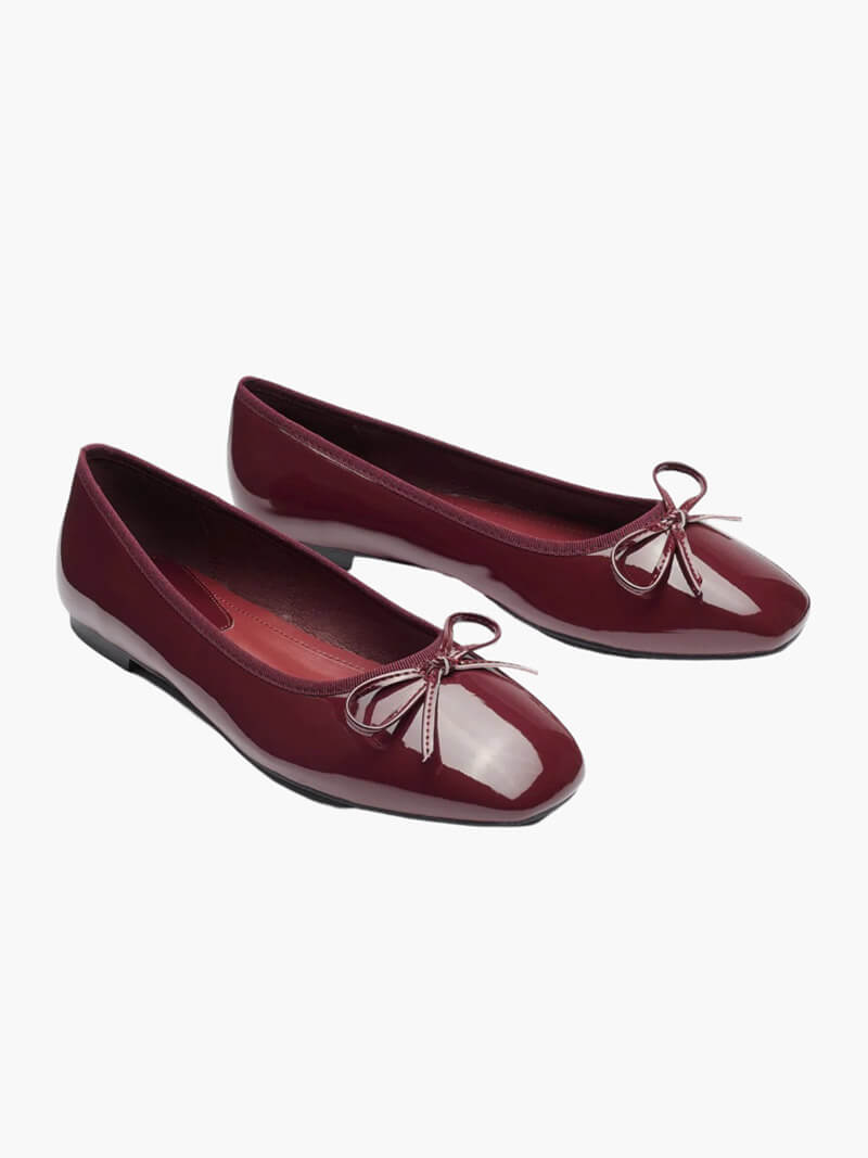 Catherine Ballet Flats by Noele with elegant design.